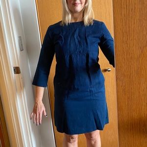 A.P.C. Indigo French size 38 “Robe Baba” Dress - NWT - Fits US 4